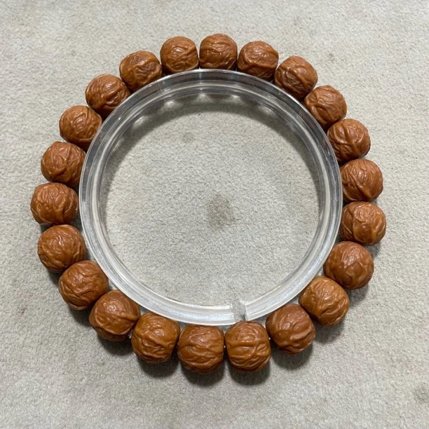 K12 毒液猴头核桃 卡1.1单圈手串