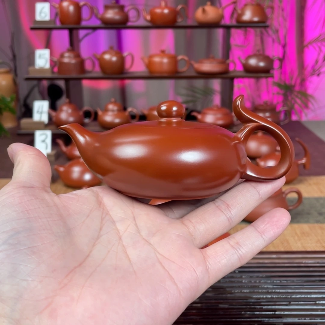 昆***哥茶壶紫砂精工落雁140cc