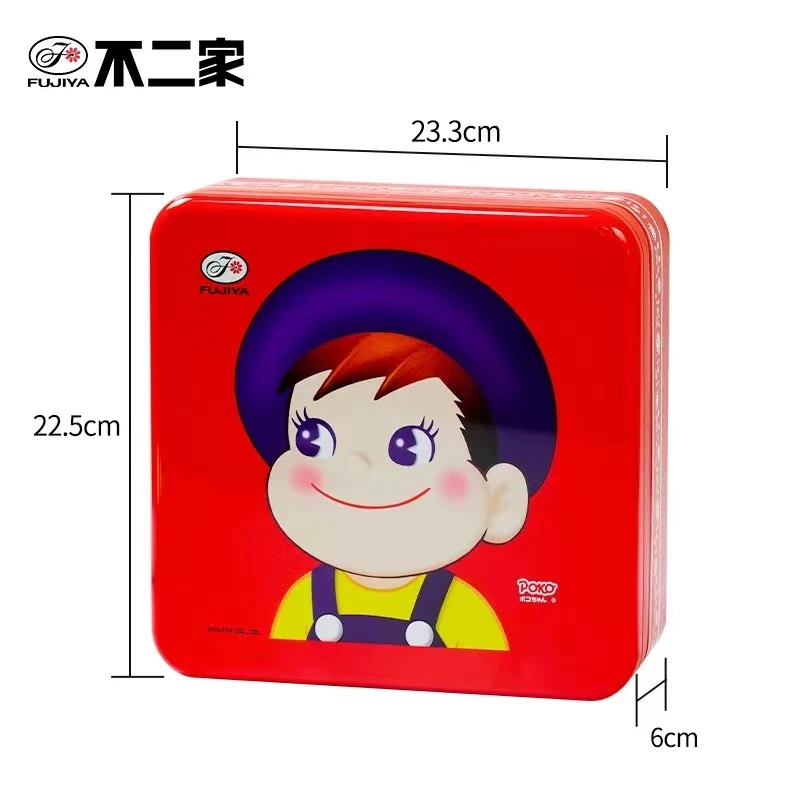 不二家快乐零食大礼盒550g糖果奶糖棒棒糖果冻伴手礼