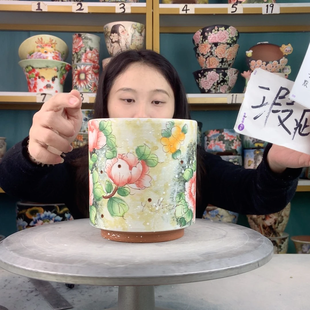 罐景德镇手工瑕疵782