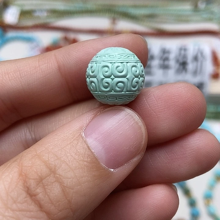 绿松石未镶嵌挂件91