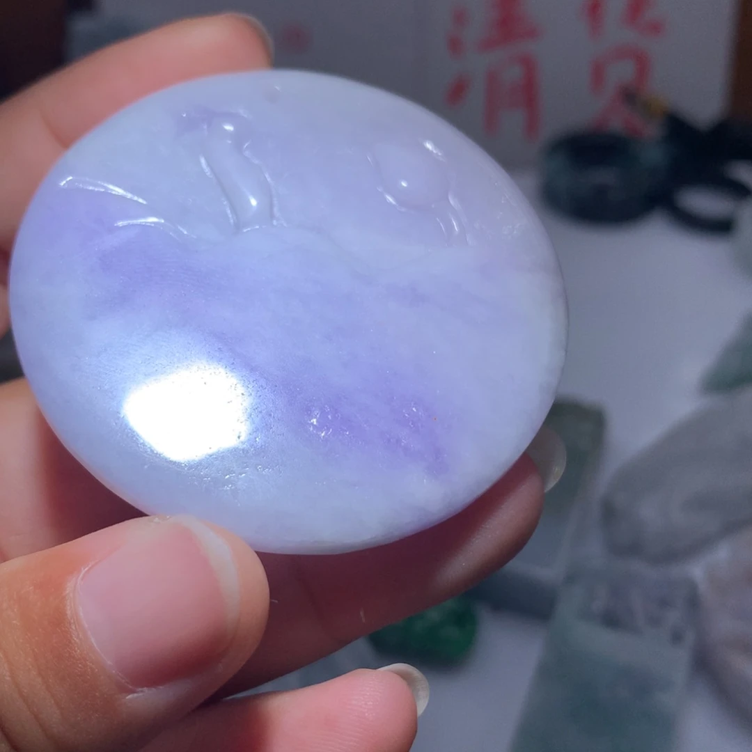 翡翠未镶嵌颈饰保真天然A货翡翠