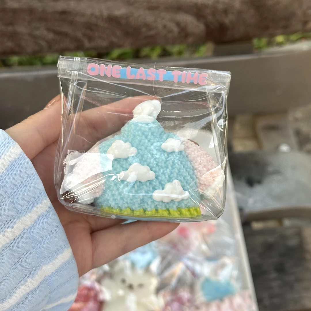 【默认微瑕】针织毛衣捏捏乐解压纯手工硅胶制作no退no换（042