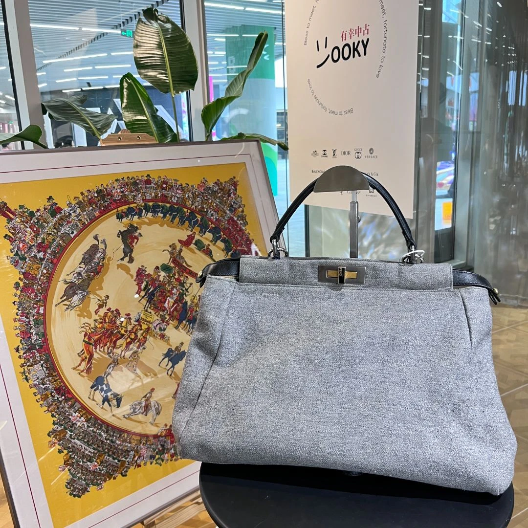 95新 FENDI/芬迪 95新 芬迪 手提包 帆布v