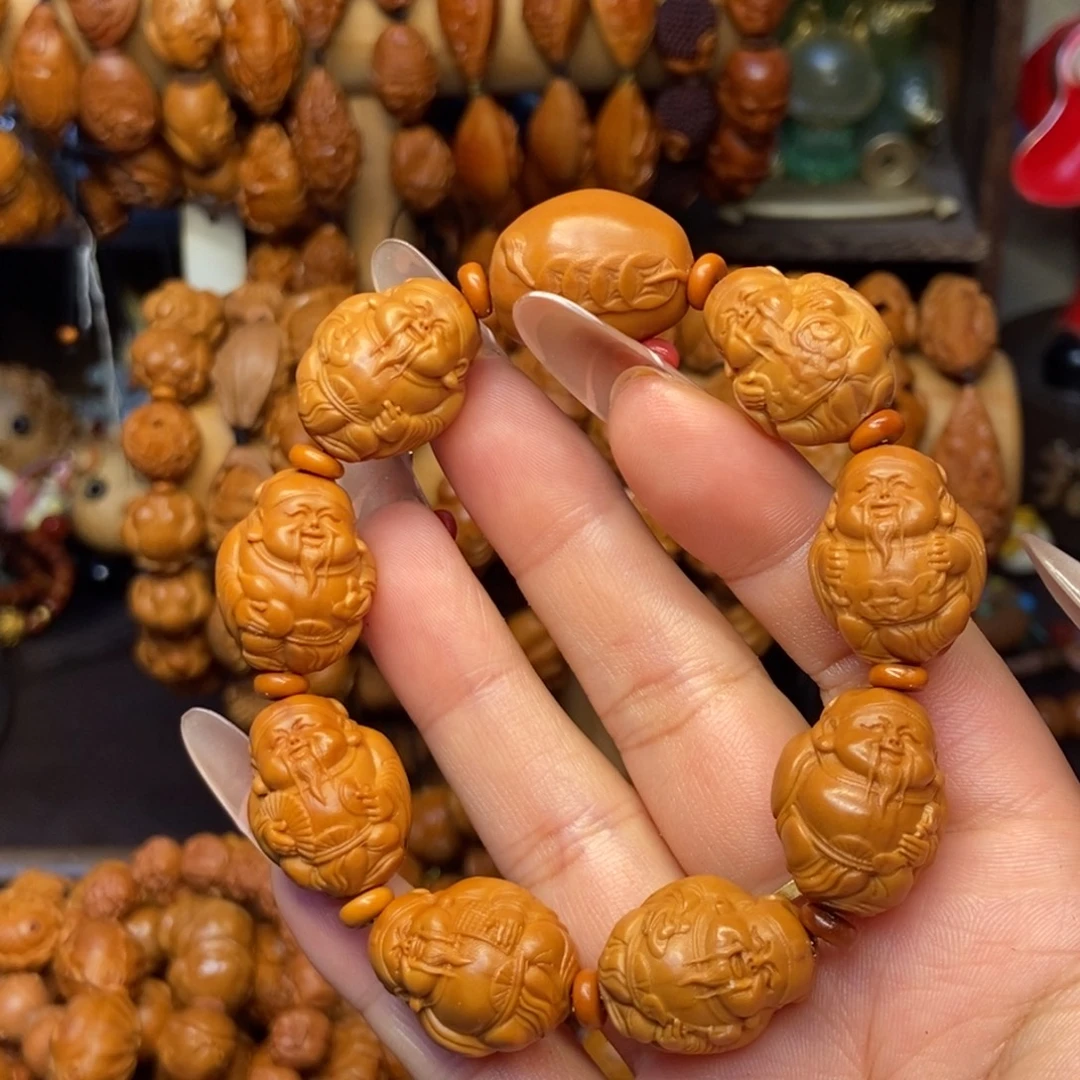 手串/手链橄榄核八方来财