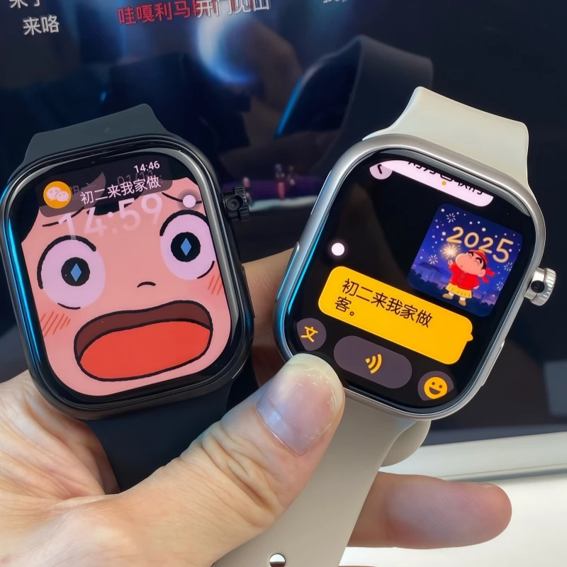 华强北全面屏智能手表S10promax插卡超薄OLED屏幕下载APP微信支付