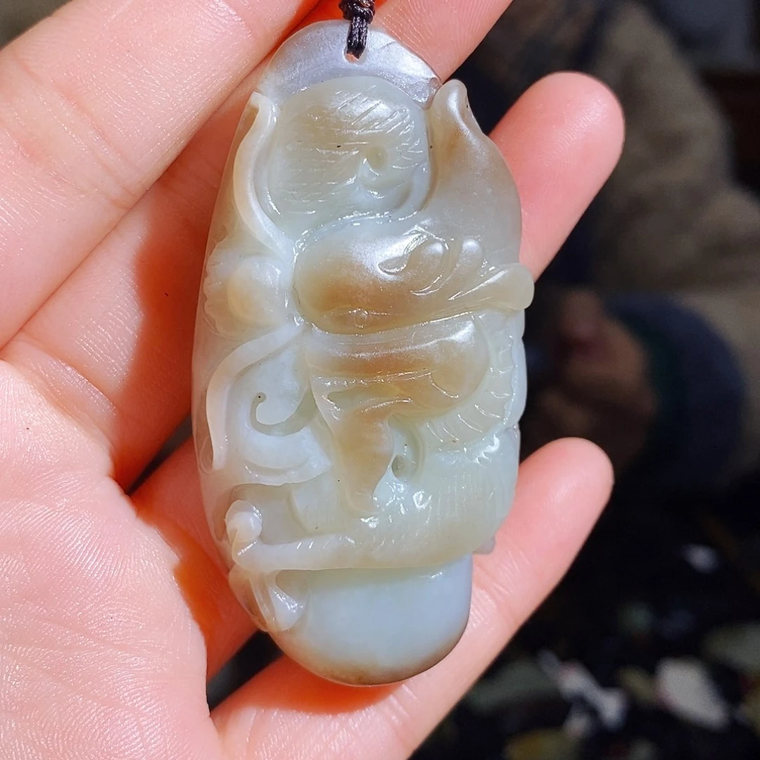 和田玉颈饰未镶嵌