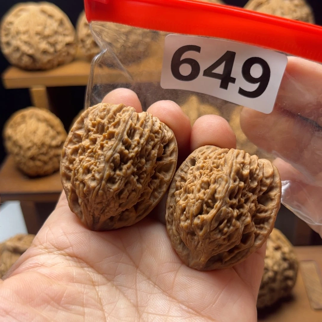 吊坠文玩核桃高炮凹底34