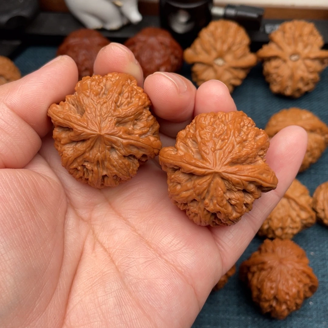 把件文玩核桃全品球筋40