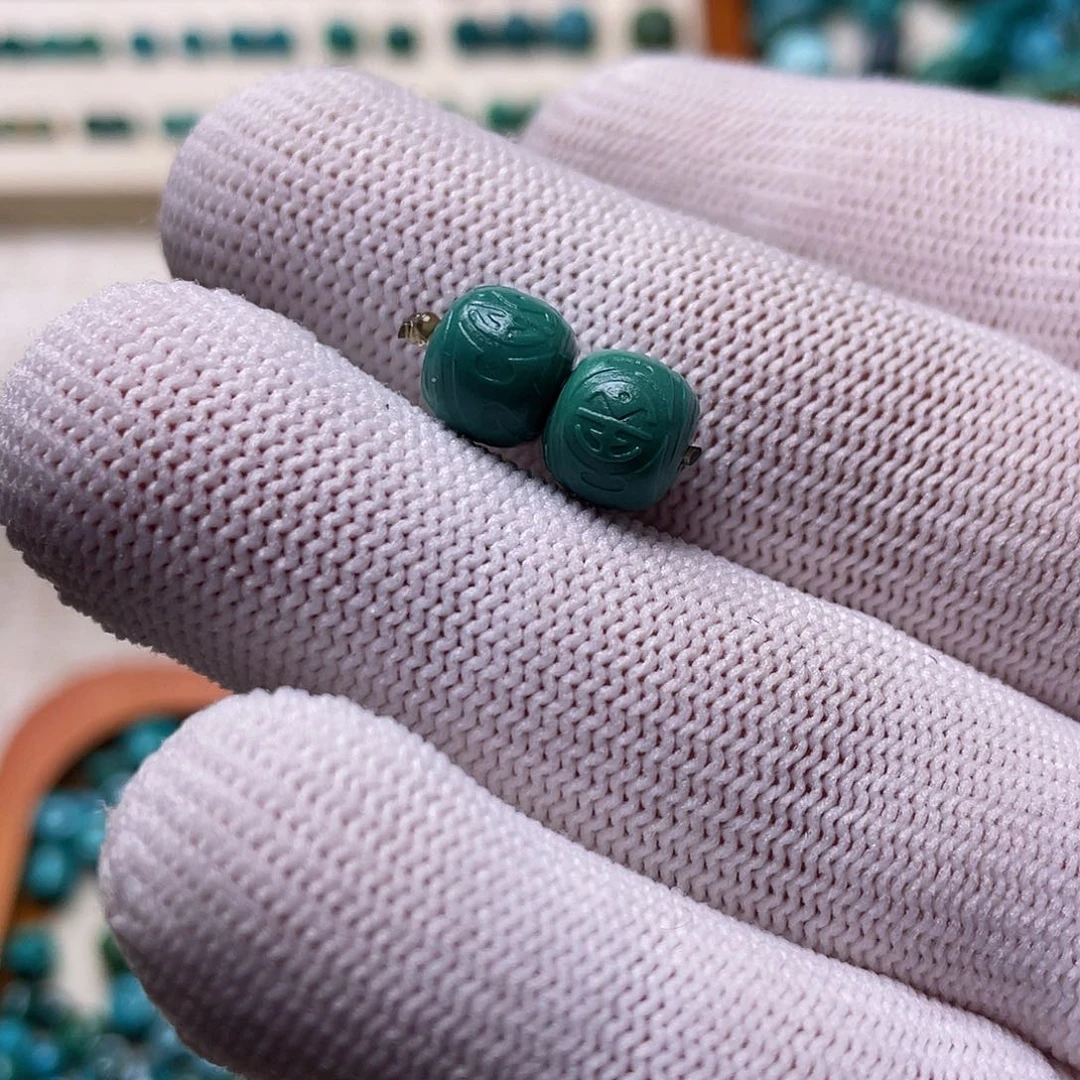 绿松石配饰6.518K金镶嵌