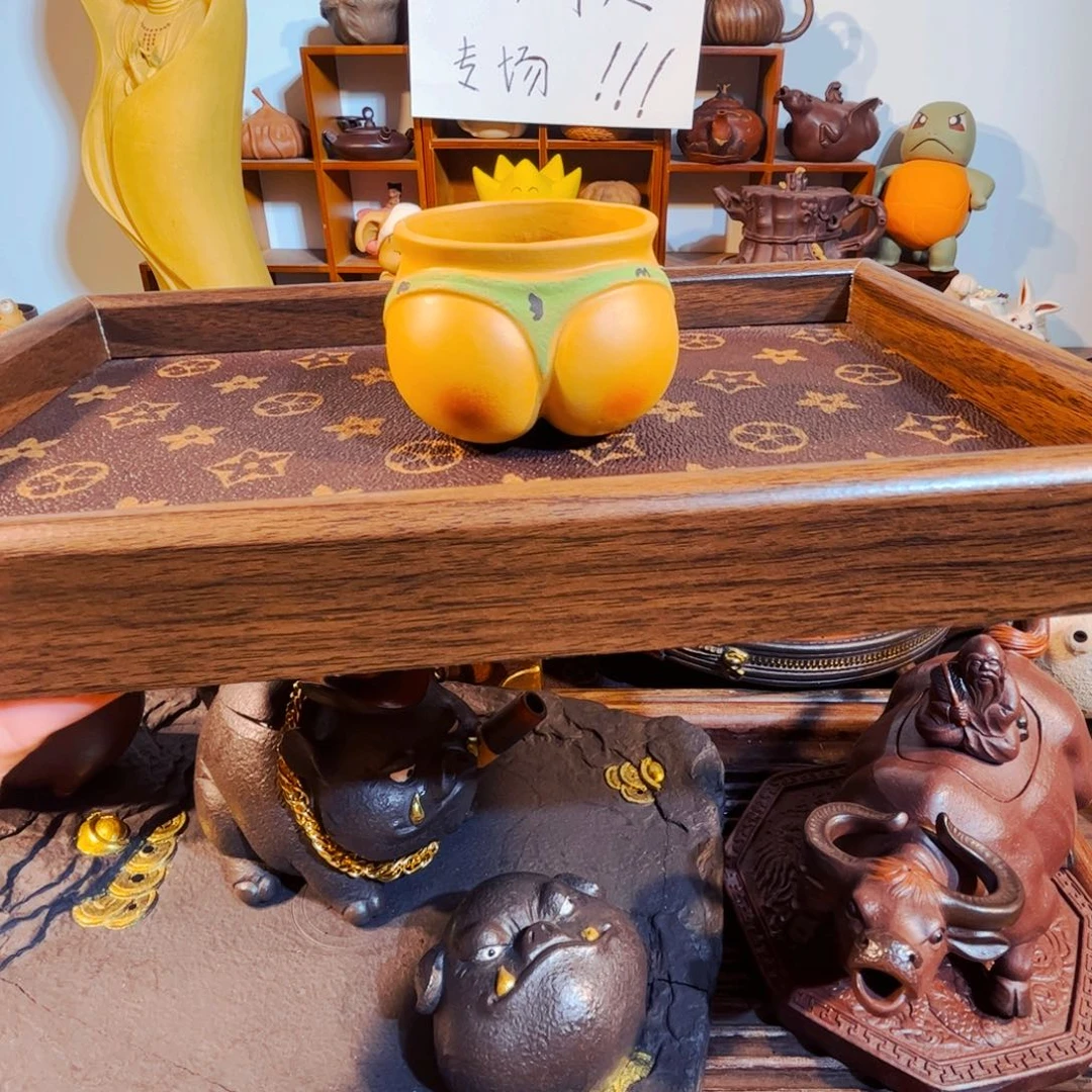 P***莉紫砂茶壶纯手工制作过程就是