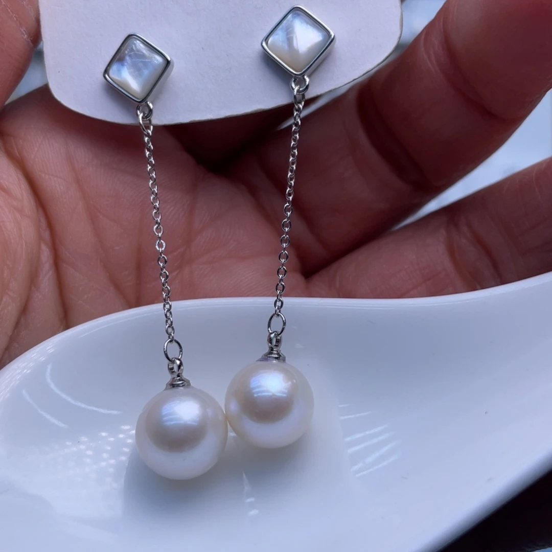 淡水珍珠耳饰未镶嵌