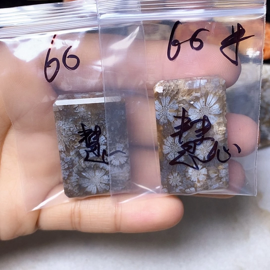慧***兰合金珠宝半成品硅化玉