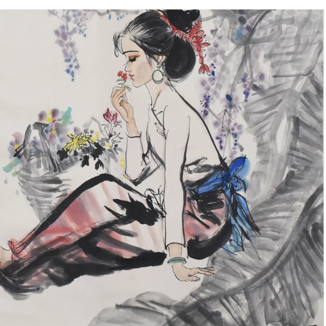 HM10047 少女 82×63 纸本镜片 4.6平尺