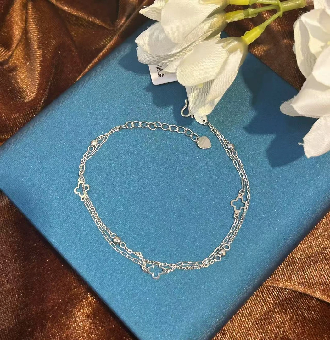 铂金PT950  精品手链2克多长度18-19 简约百搭