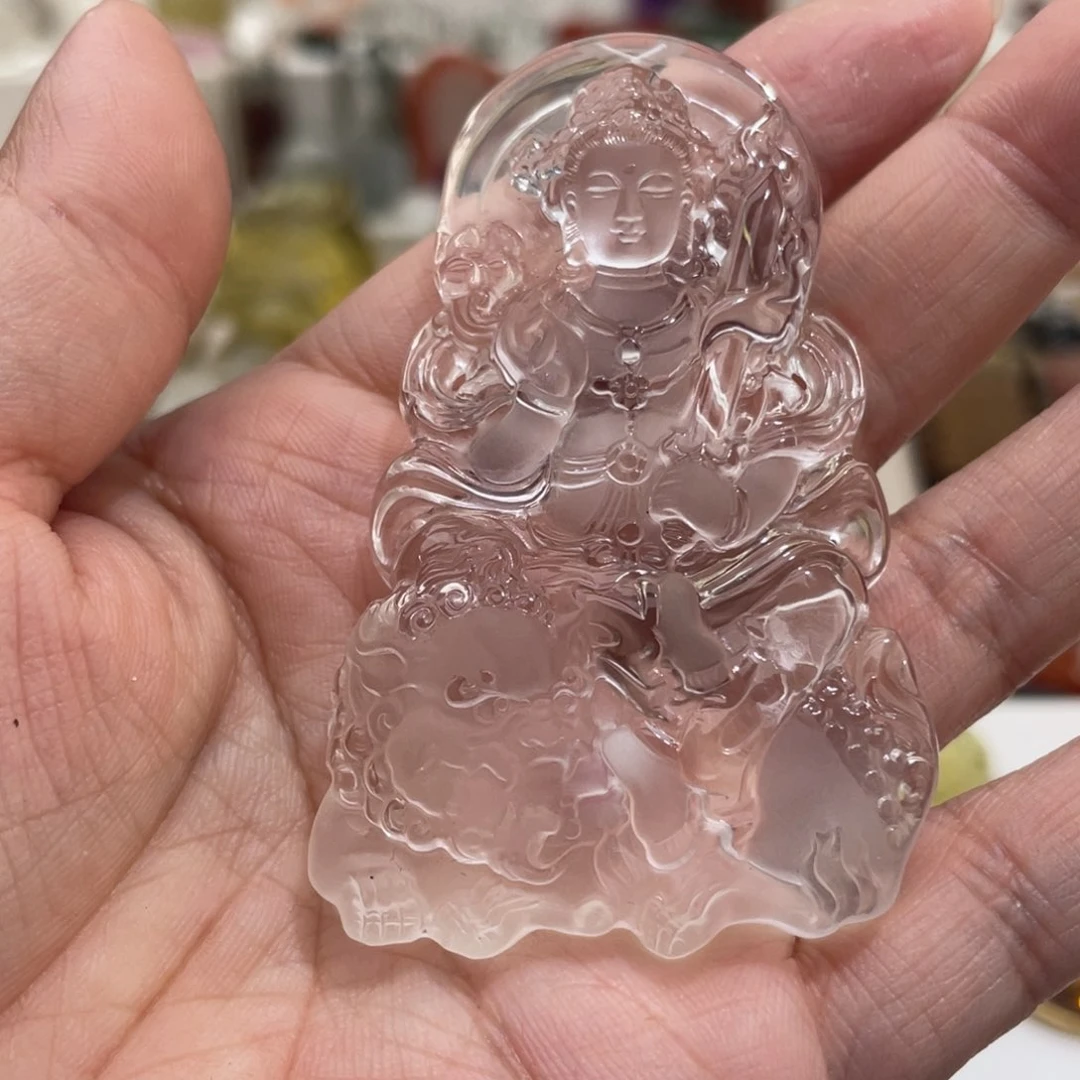 水晶吊坠(赠链)未镶嵌任*定制