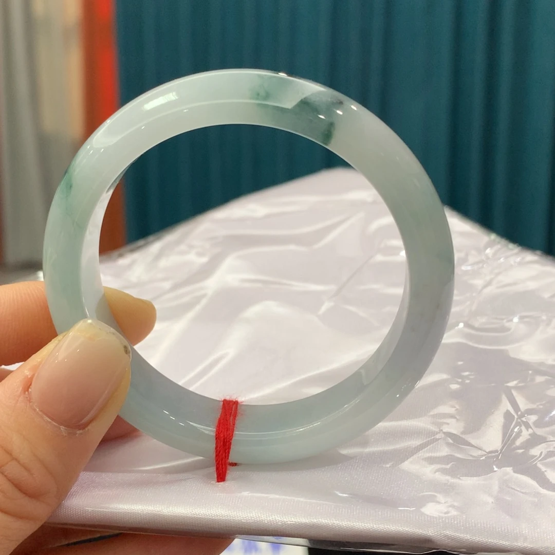 未镶嵌手镯翡翠完美者慎拍圈口52.8