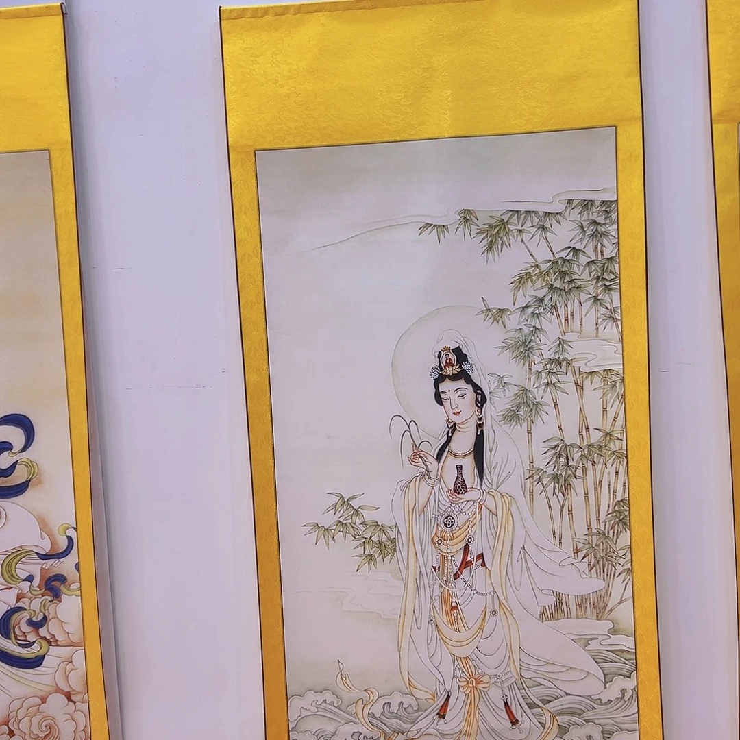 卷轴画观音尊者123