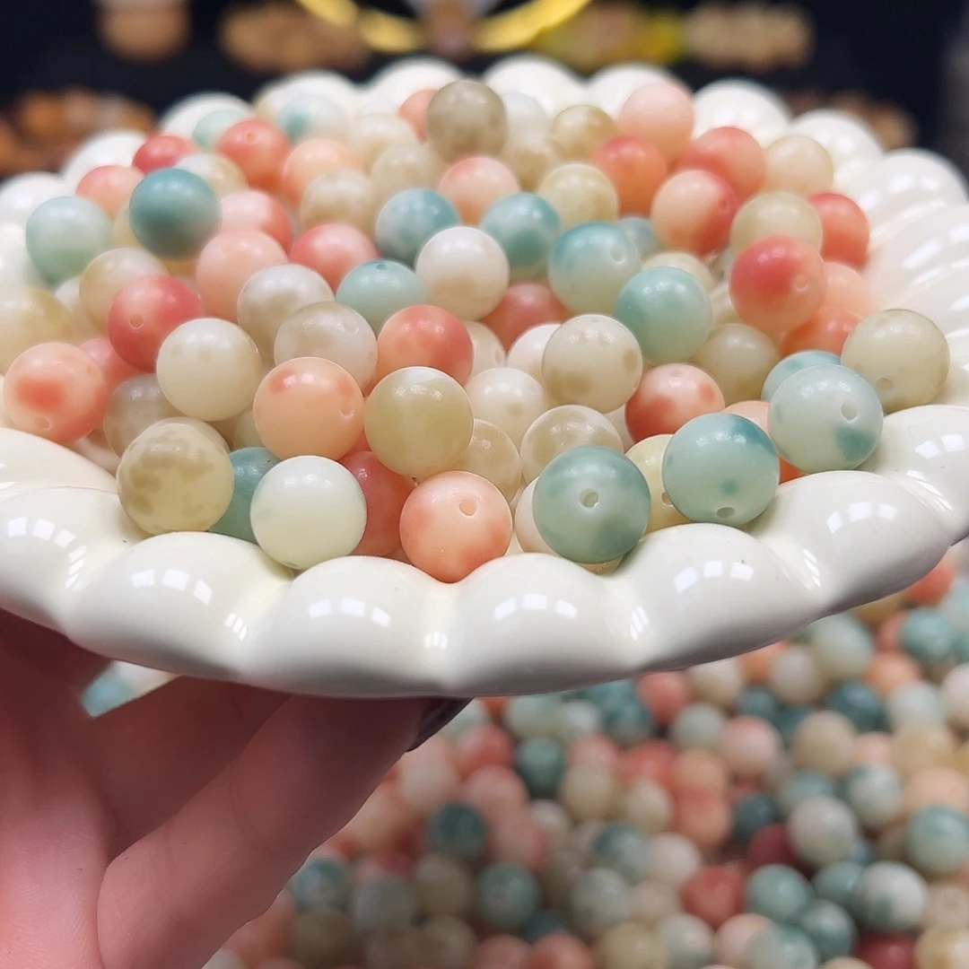 手串菩提根/象牙果卡12非料花皮三花果冻110颗