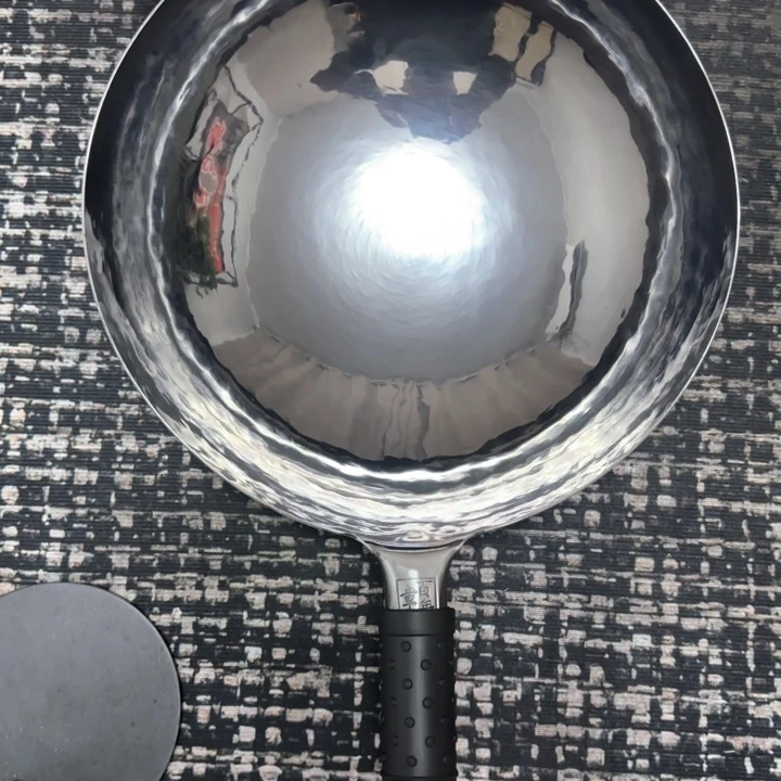 熟铁手工锻打铁锅34
