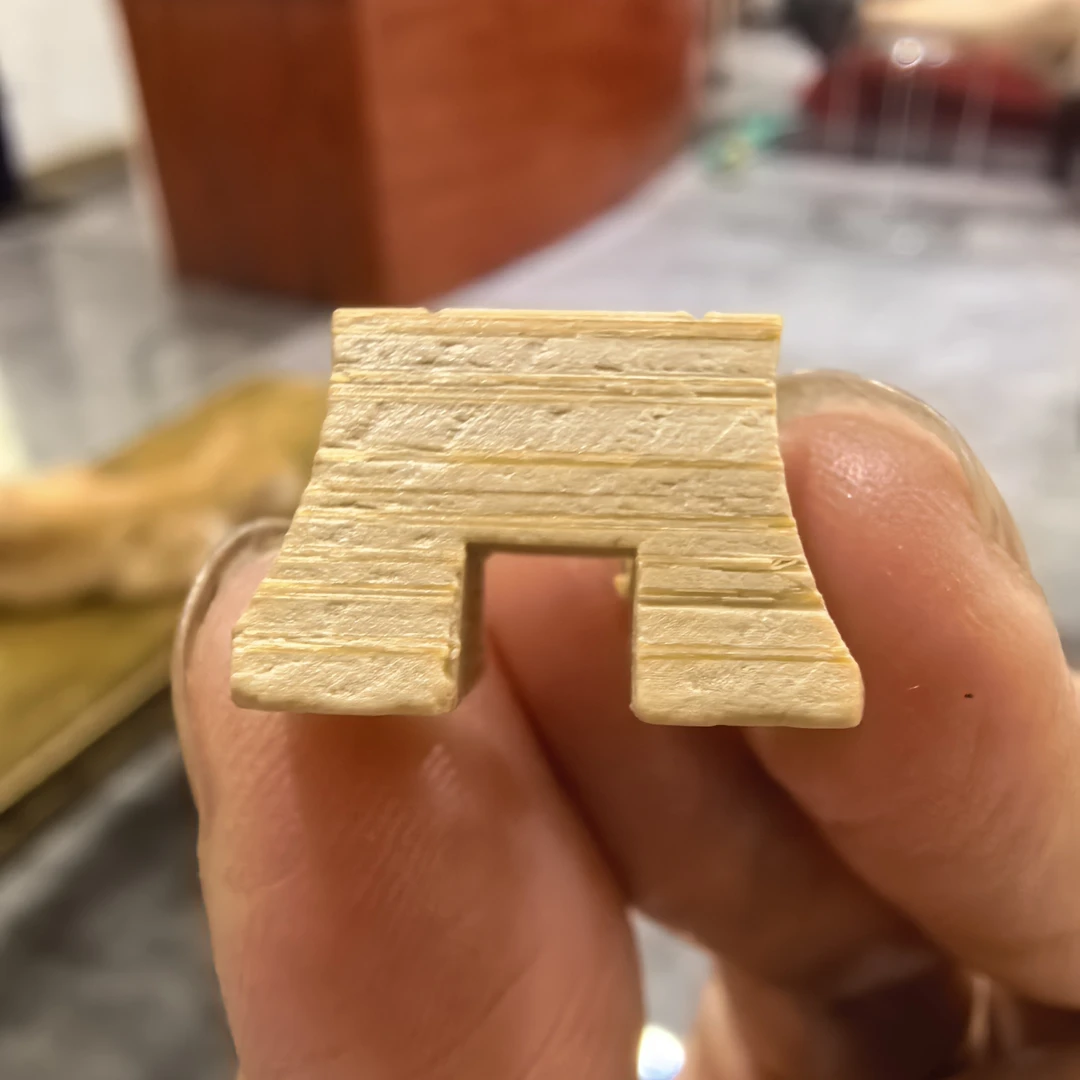 手工精制竹木豫剧板胡琴码专业豫剧配件豫剧板胡配件一包五个纯竹