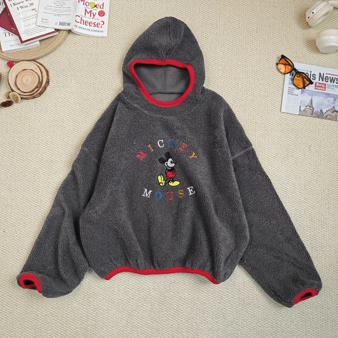 【蟹蟹推荐】2024年秋季新款休闲连帽加绒加厚卫衣8128