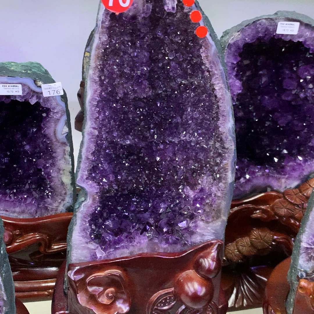 水晶大型摆件（非配饰）未镶嵌朱