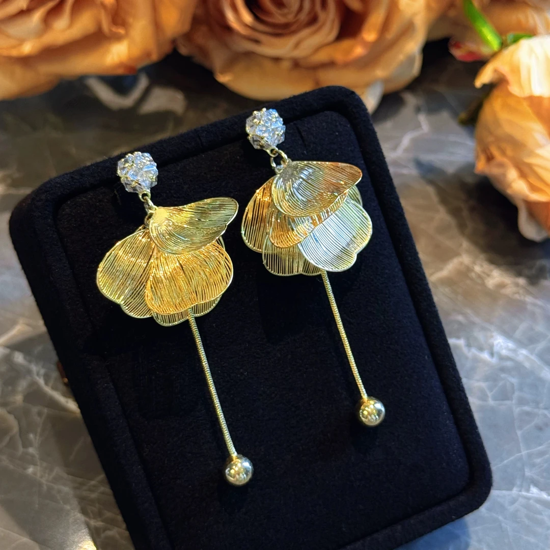 铜合金耳饰 S258★  梵希曼 设计感耳环