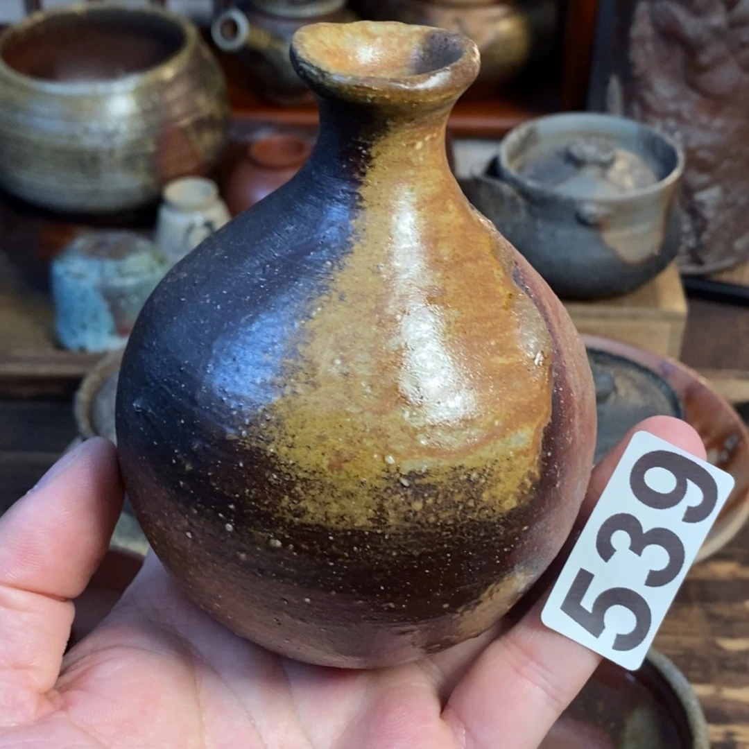 备前烧柴烧茶具藤原建全品原盒