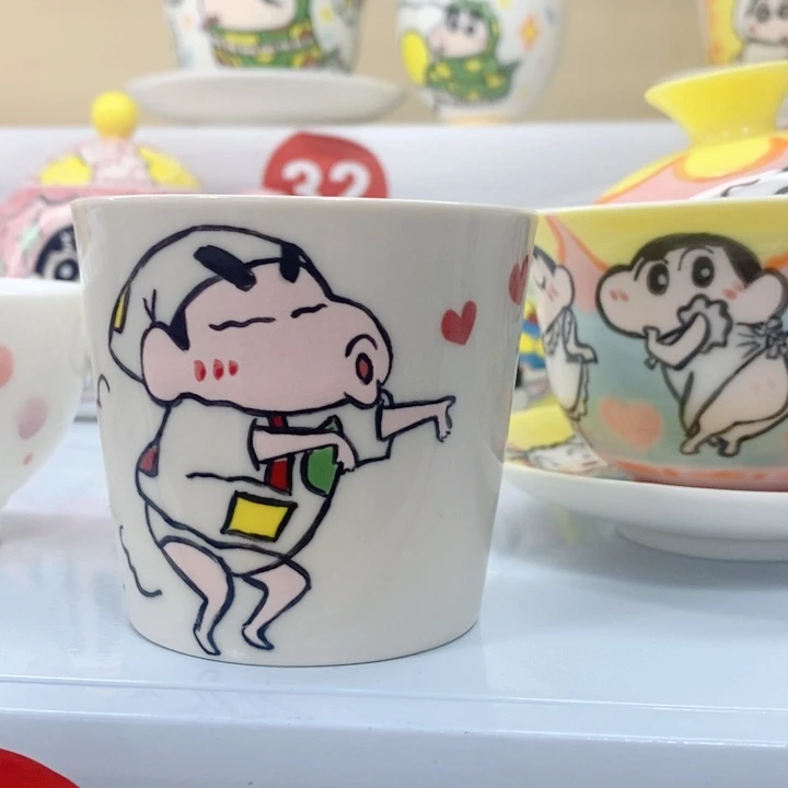 高温釉下彩纯手工手绘陶瓷
