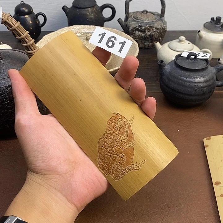 161 放漏手工剃青茶则臂搁