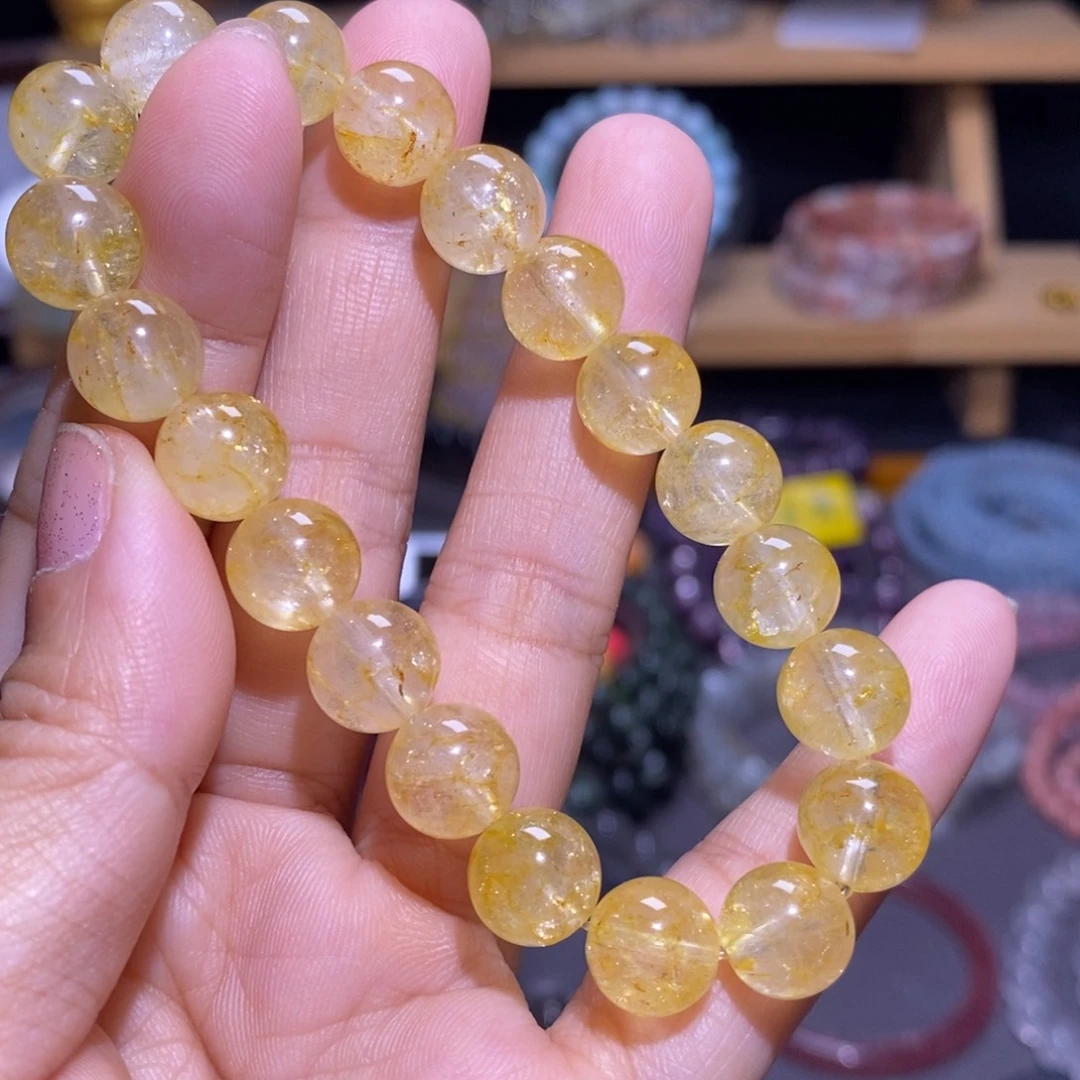 手串未镶嵌水晶39桂花托帕石卡9+