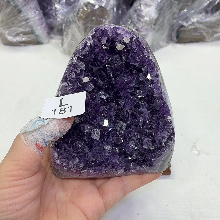 摆件水晶未镶嵌天然紫水晶