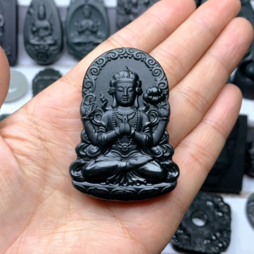 【闪购商品】和田玉颈饰未镶嵌双面雕刻