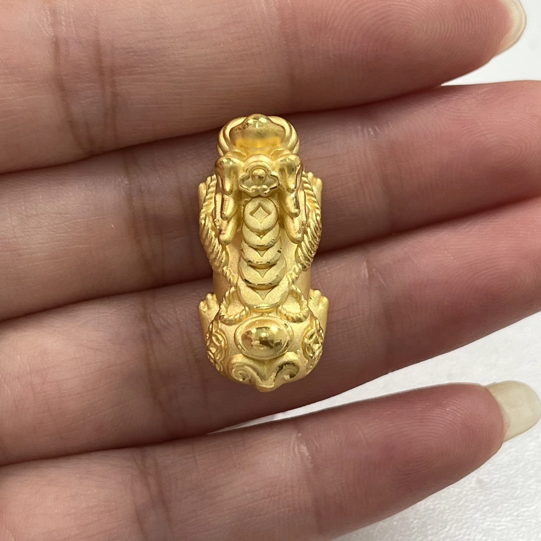 足金钱币元宝貔貅