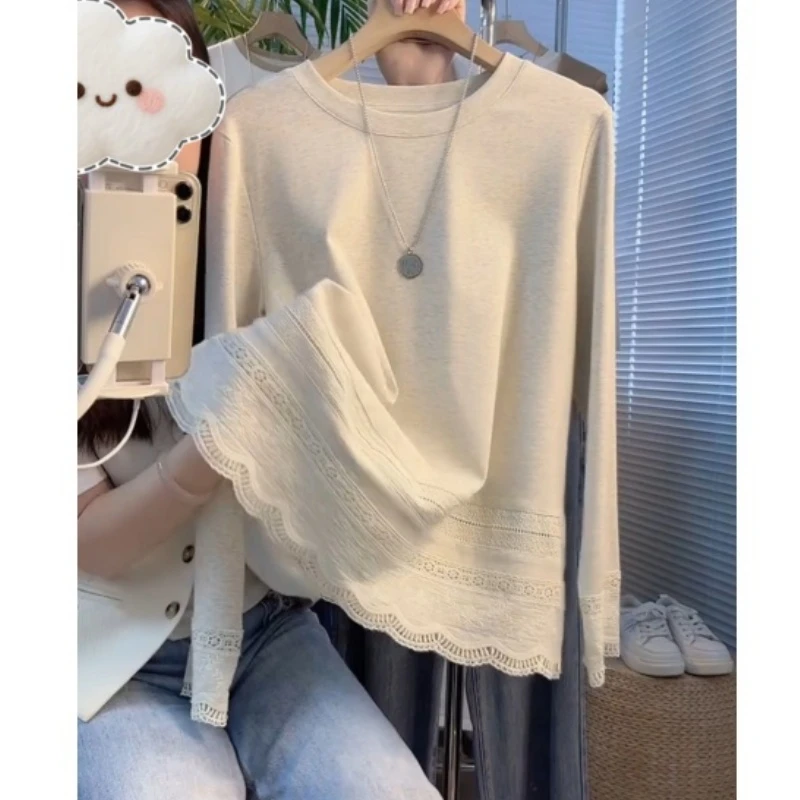 2025新款长袖上衣显瘦百搭设计感T恤LK2507401