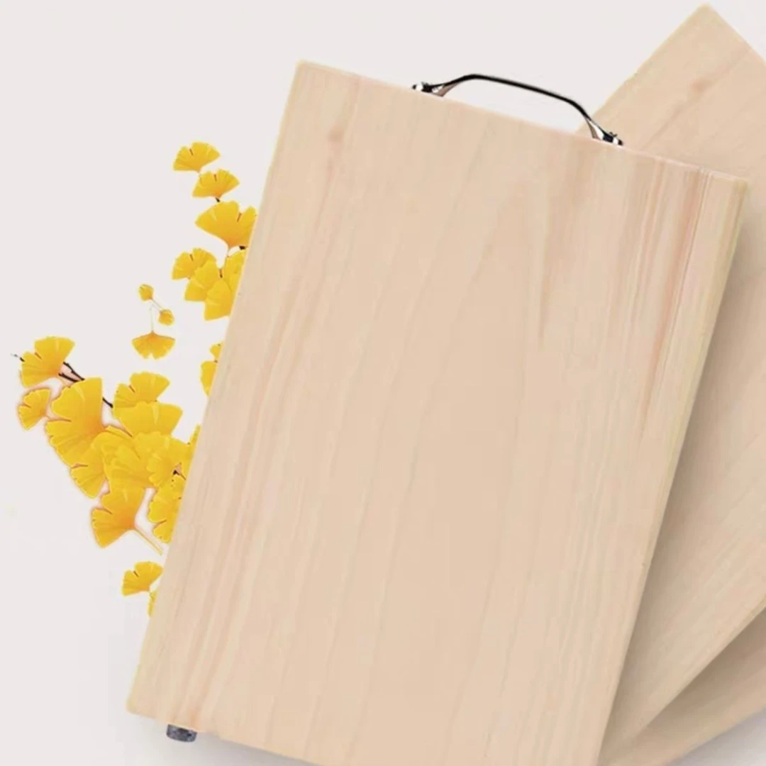 （抗菌防霉）银杏木菜板砧板家用方板白果树菜板面板案板