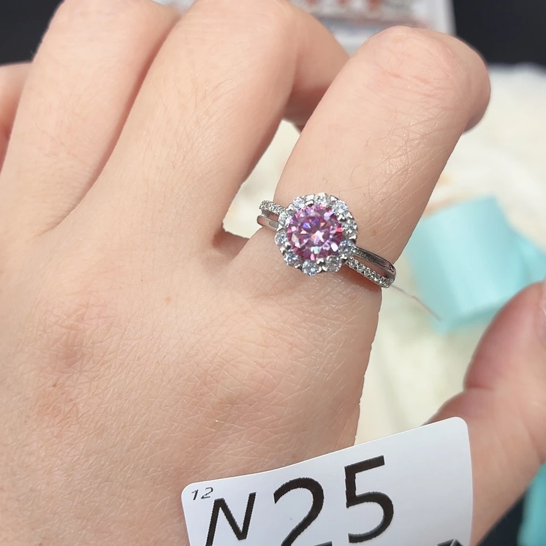 925银合成碳硅石n