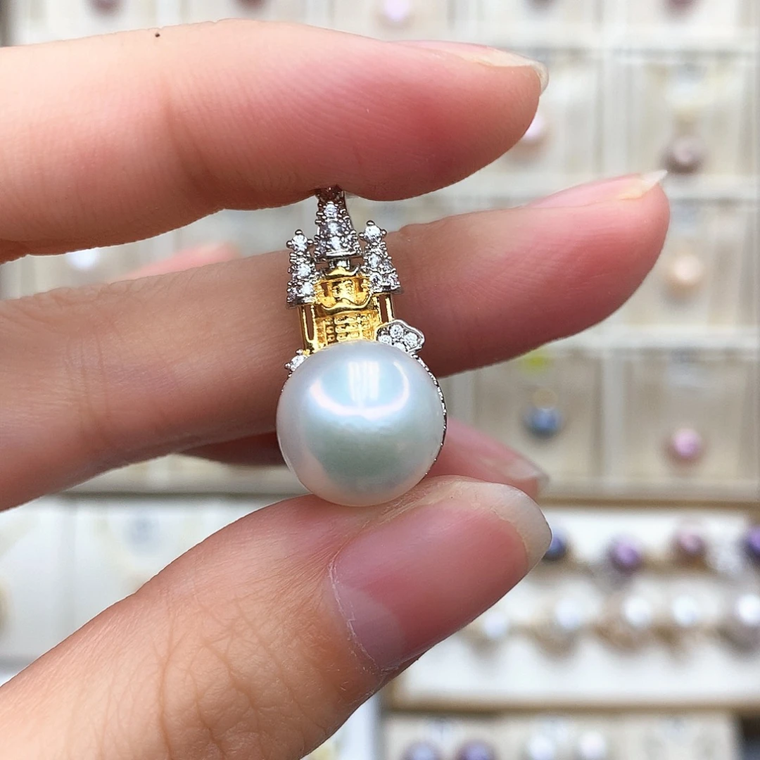 淡水珍珠颈饰合金