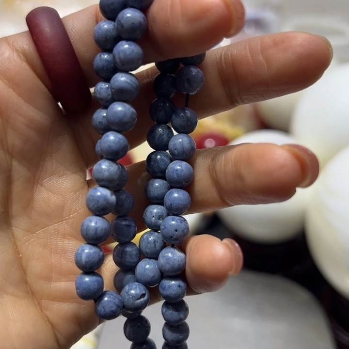 核桃手串/手链0.7蓝姑娘半成品