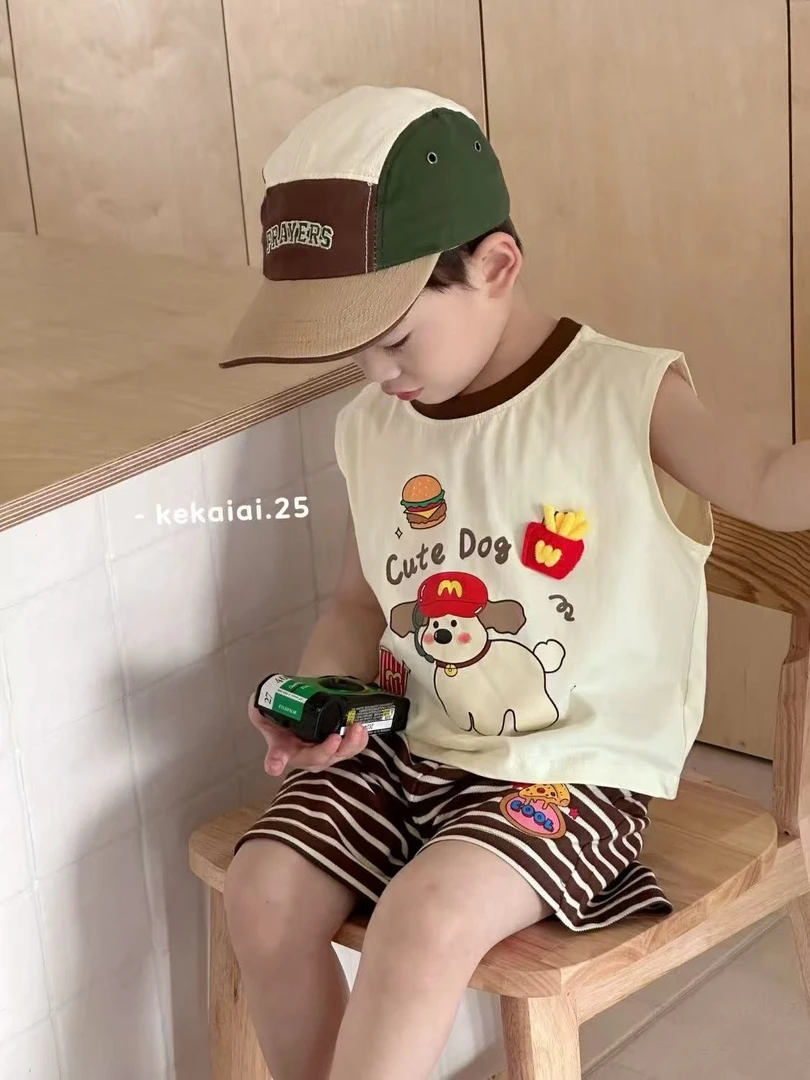 库房码清货夏款童装