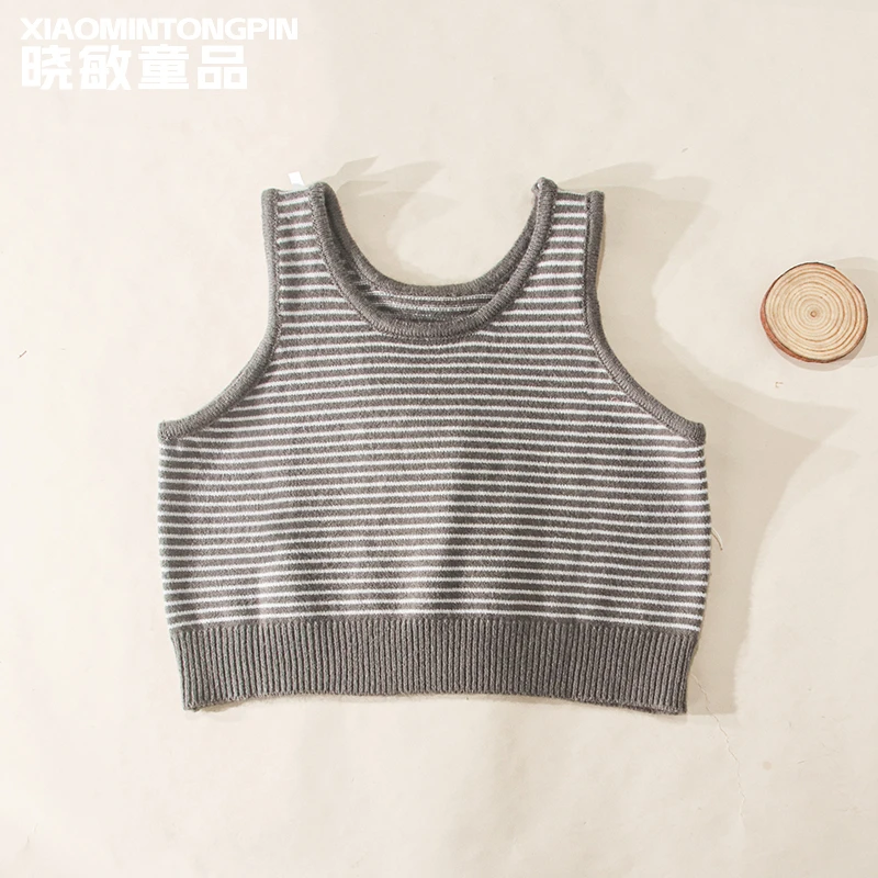 时尚条纹马甲3C3984