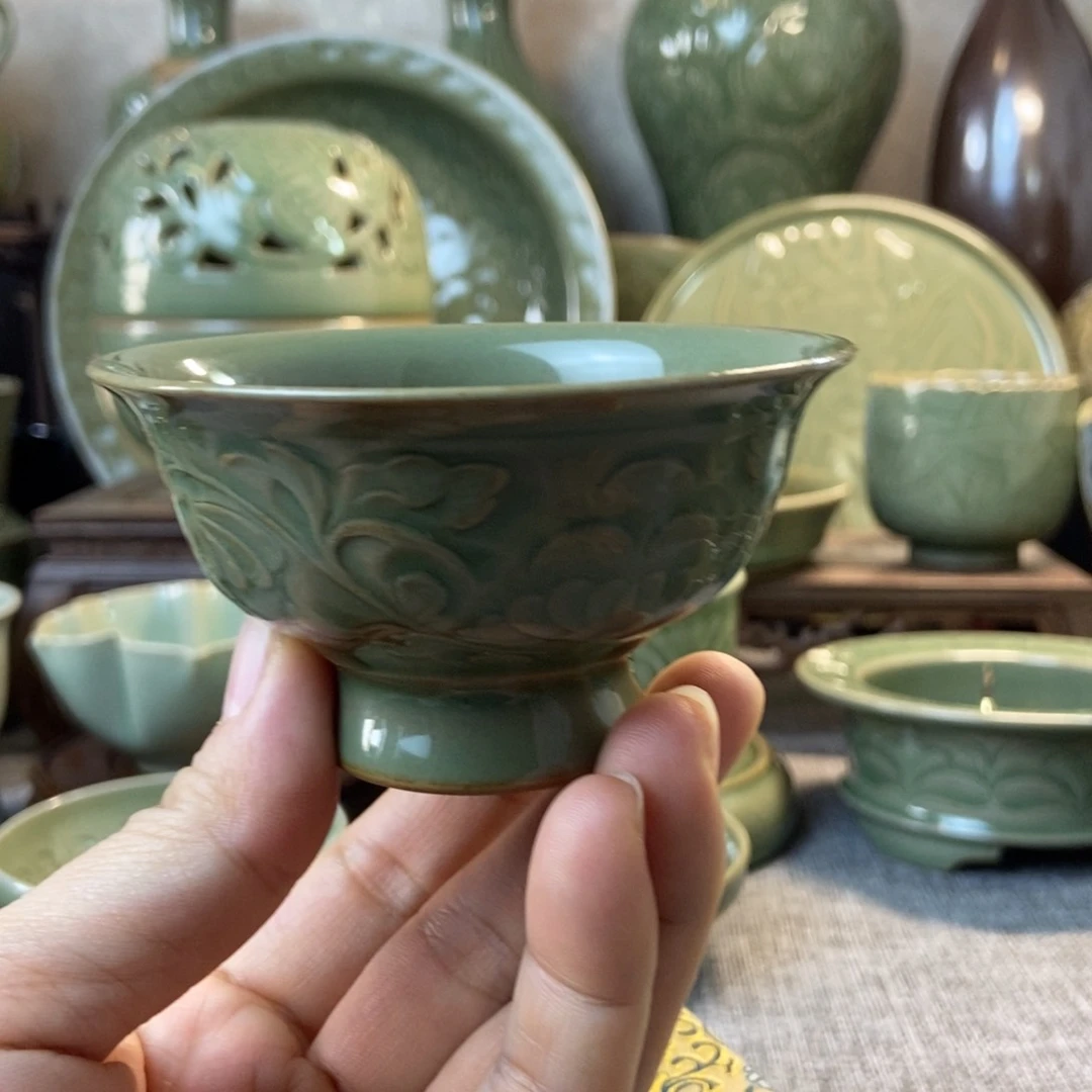 耀州窑福利款全手工主人杯