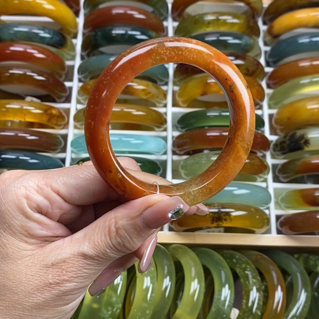 未镶嵌蛇纹石玉手镯53