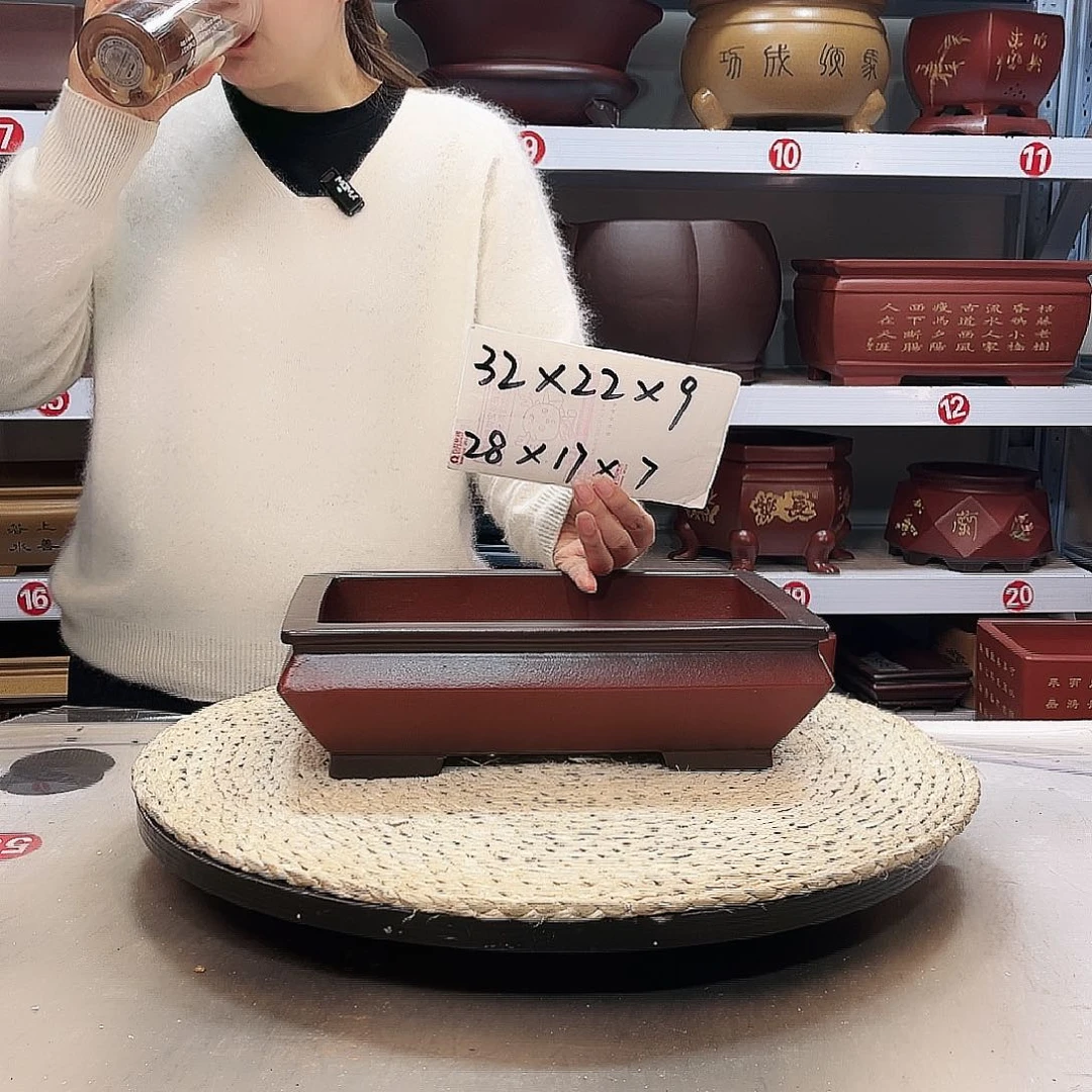 紫砂花盆紫砂花盆