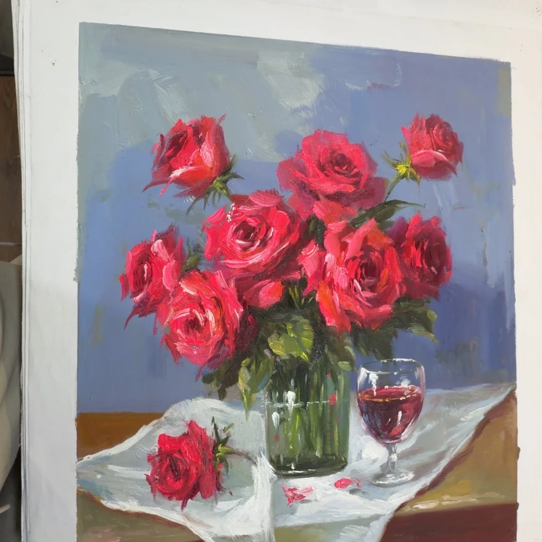 油画加油加油努力加油努力加油