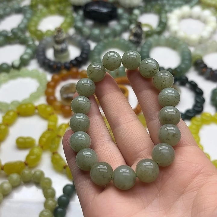 蛇纹石玉未镶嵌手串