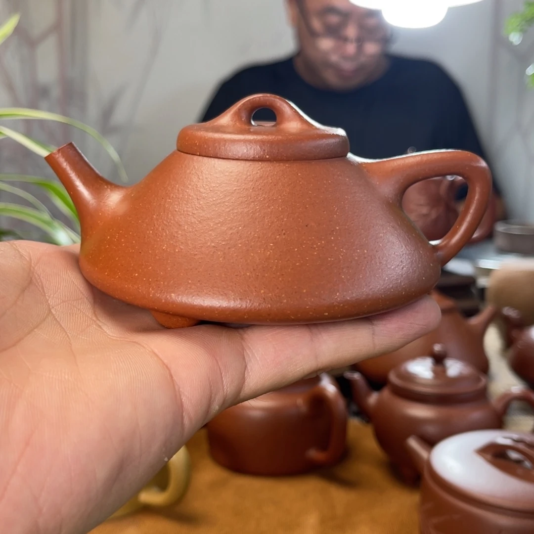 茶壶紫砂合瓢 红将坡 170cc