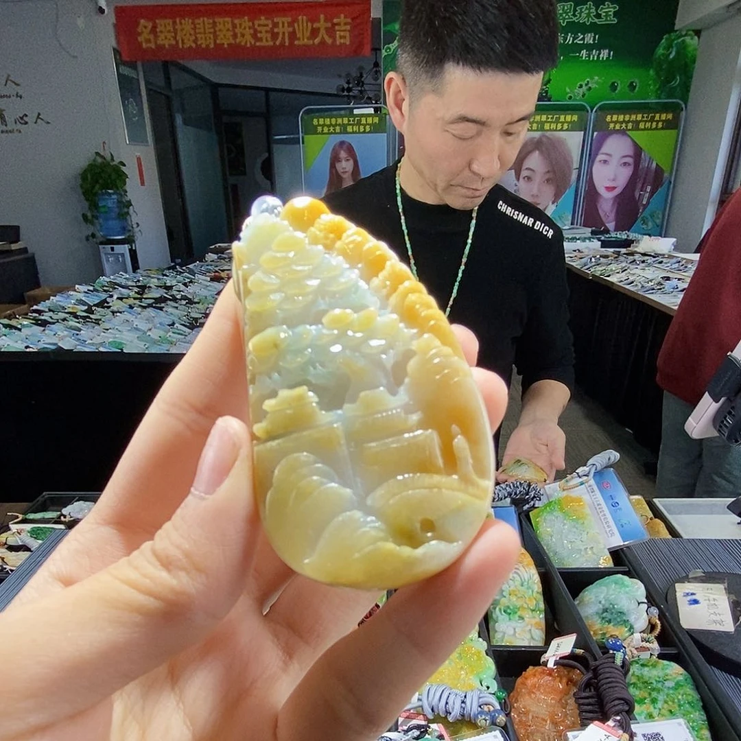 颈饰未镶嵌翡翠翡翠