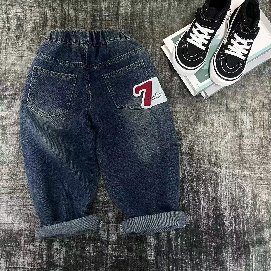 G049韩版秋款水洗牛仔裤